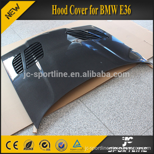 E36 4D M Design Carbon Fiber Hoods for BMW 1992-1998